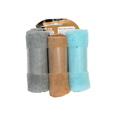 مينترا تيري مايكروفايبر 3 قطع 40×40 سم