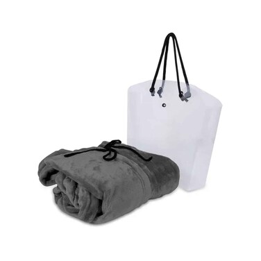 مينترا بطانية هوديي صوف رمادي 160×180 سم