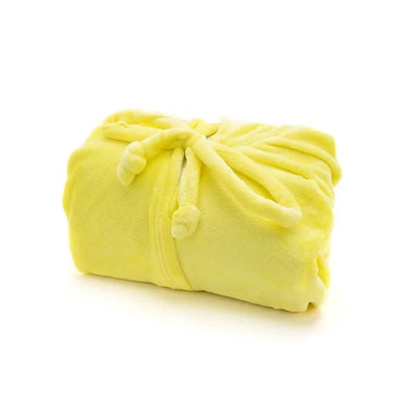 مينترا بطانية هوديي صوف أصفر 160×180 سم