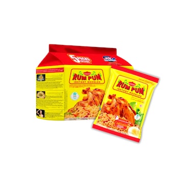 Rum Pum Chicken Instant Noodles 75gx5 Pieces