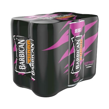 Barbican Berry Burst Carbonated Malt Drink Non Alcoholic 240mlx6 Pieces
