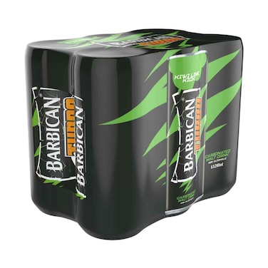Barbican Kiwi Lime Carbonated Malt Drink Non Alcoholic 240mlx6 Pieces