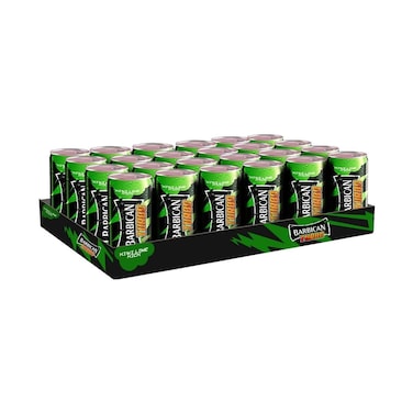 Barbican Kiwi Lime Carbonated Malt Drink Non Alcoholic 240mlx24 Pieces