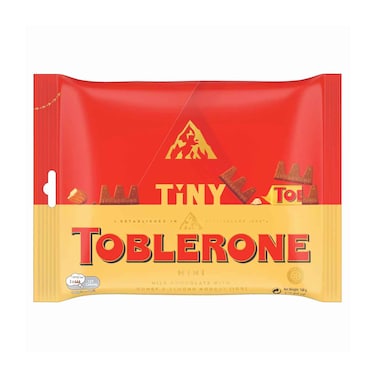 Toblerone Mini Milk Chocolate With Honey &amp; Almond Nougat 168g