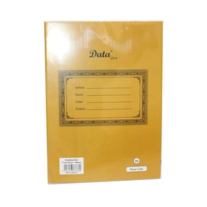 Data Plus Pvc Notebook 60Sheet 4 Lines