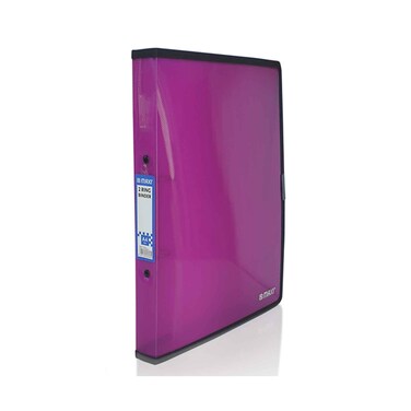 Maxi A4 Ring Binder With 2Ring Transparent Pink