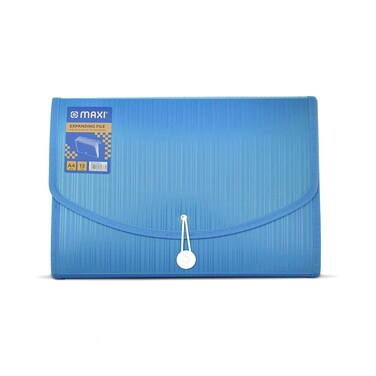 Maxi Expansion File With String Turquise