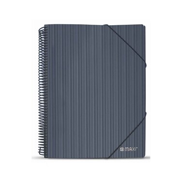 Maxi Spiral Data Notebook  Black