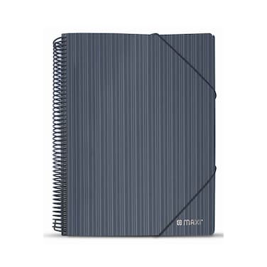 Maxi Spiral Data Notebook Black
