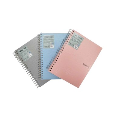 Urban Nest 5 Subject Notebook B5 150 Sheets Assorted