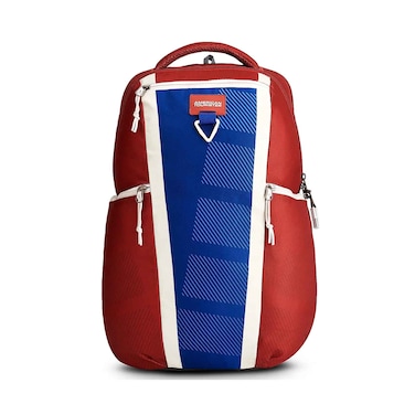 American Tourister Back Pack Herd  Red/Blue