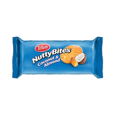 Tiffany Nutty Bites Coconut &amp; Almond Biscuit 72g