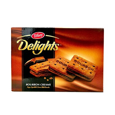Tiffany Delights Bourbon Sugar Sprinkled Cream Filled Biscuits 200g