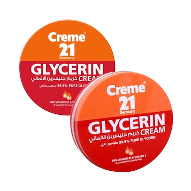 Cr&egrave;me 21 Glycerin Cream 125mlx2 Pieces