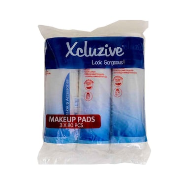 Xclusive Cotton Make Pads 80 x3 Pieces