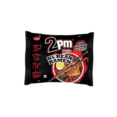 2pm Korean Ramen With Dehydrated Vegetables &amp; Seaweed Noodles 100g