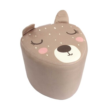 Kids Stool Polyester Beige 29x29x25cm