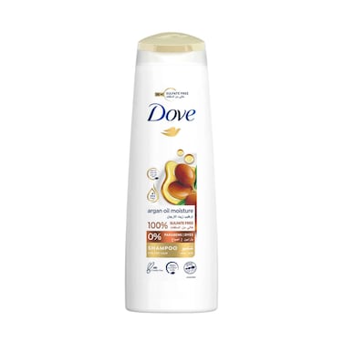 Dove Argan Oil Moisture Shampoo For Dry Hair 400ml