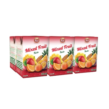 Baladna Mixed Fruit Nectar Juice 125mlx6 Pieces