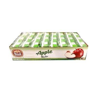 بلدنا عصير نكتار التفاح 125 مل × 24 قطعة