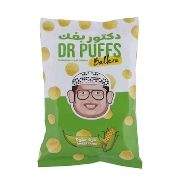 Dr Puffs Ballerz Sweet Corn Puffed 20g