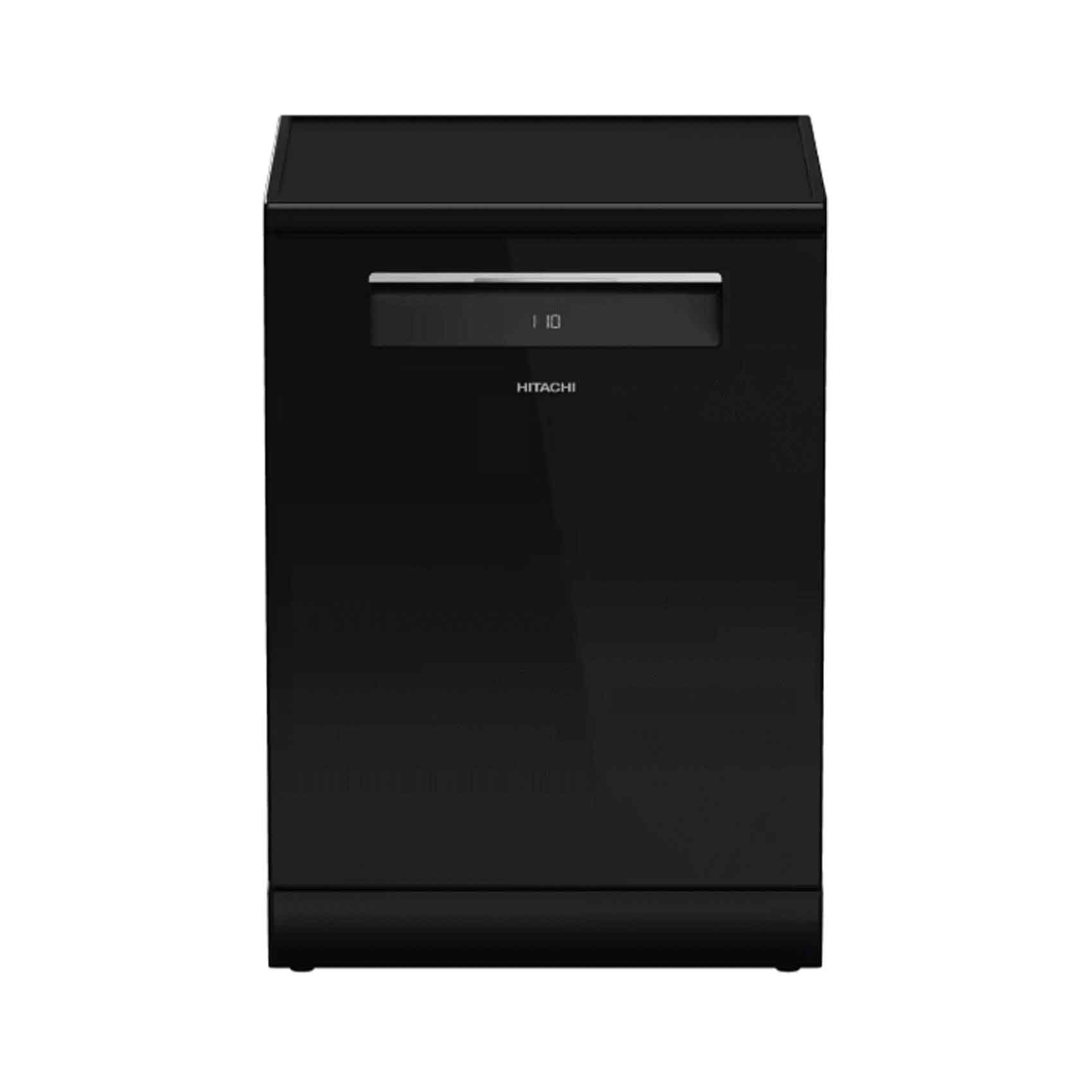 Hitachi Dish Washer Hdf-F158Cvgb Glass Black