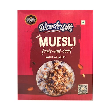 Wonderfills Muesli Cereal With Fruit, Nut &amp; Seed 500g