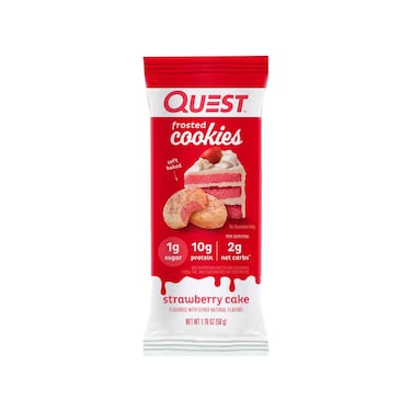 Quest Frosted Cookies Strawberry Cake 50gr