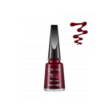 طلاء أظافر سريع الجفاف من فلورمار 22 ريد فيلفيت