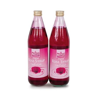 شراب الورد الأصلي من ناتكو 2x750 مل