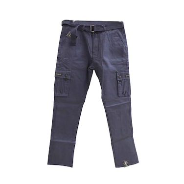 Men's Cargo Pants Plain With Belt Size 34 Assorted