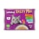 Whiskas Tasty Mix Tuna Salmon &amp; Spinach Flavour in Jelly Cat Food 1 Years And Above 70g Pack of 4