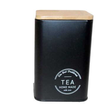 Tea Canister With Bamboo Cover 1l