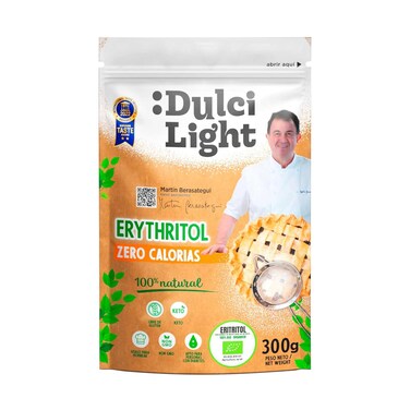 Dulci Light Sweeter Erythritol Zero Calories 300g