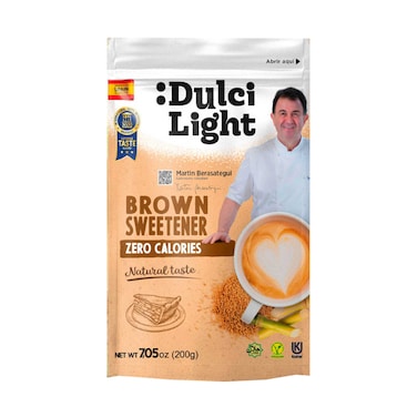 Dulci Light Brown Sweetener Zero Calories 200g