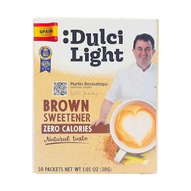 Dulci Light Brown Sweetener Zero Calories 30g
