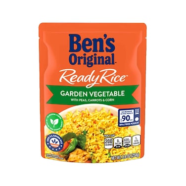 Ben's Original Ready Rice Garden Vegetable With Peas, Carrots &amp; Corn 250g