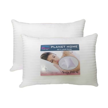 Planet Home Luxury Satin Pillow 300 TC 1 Piece