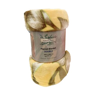 Orchid Clair Silky Blanket, Double Size 200x220cm Assorted
