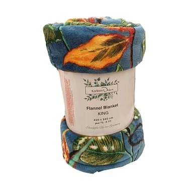 Soft Printed Blanket, King Size 220x240cm Assorted