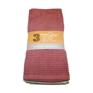 منشفة مطبخ صلبة 3 قطع