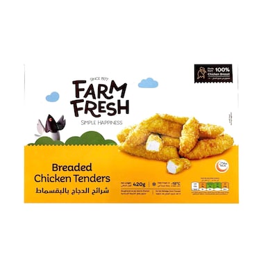 Farm Fresh Breaded Chicken Tenders 420g