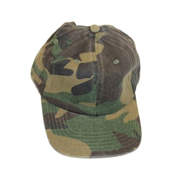 Military Print Cap Green Camouflage