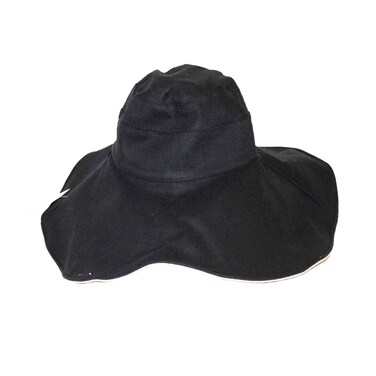 قبعة دلو كبيرة المجموعة بقطر 58 سم، SP-S5C14، أسود