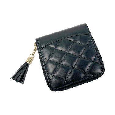 La Collection Women Wallet 10x11x2cm Black