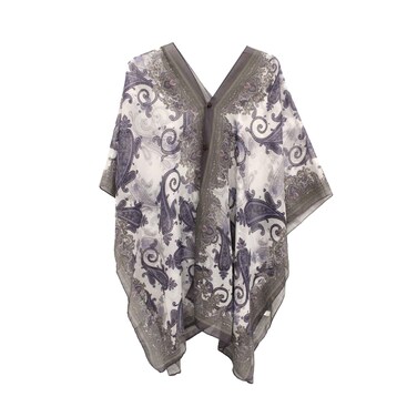 LA Collection Ladies Light Poncho 160x100cm Taupe