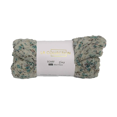 وشاح من المجموعة 80x170 سم SP-S5S11 باللون الأخضر الفاتح المطبوع