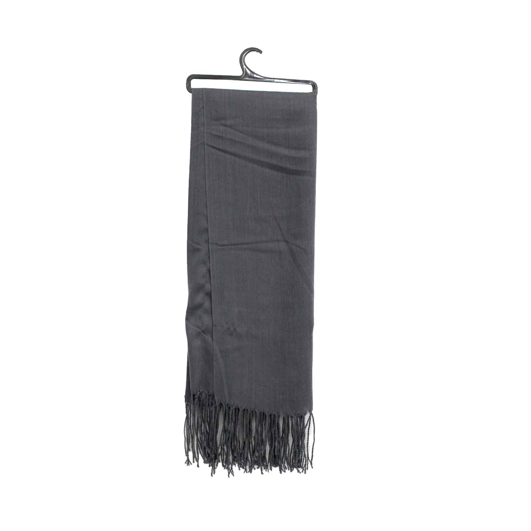 Buy LA Collection Scarf Plain Charcoal Online | Carrefour Qatar