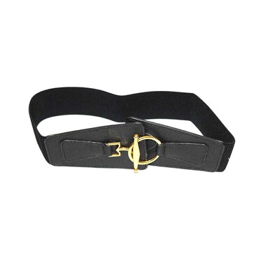 حزام نسائي من المجموعة مقاس حر أسود