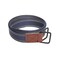 LA Collection Men's Belt Size M/L:3.2x130cm Navy